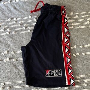 Penn Kids' Black and Red Sports Shorts